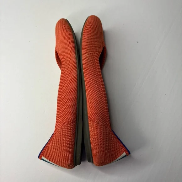 Rothy's Orange Flats with Striped Detail - Picture 10 of 12